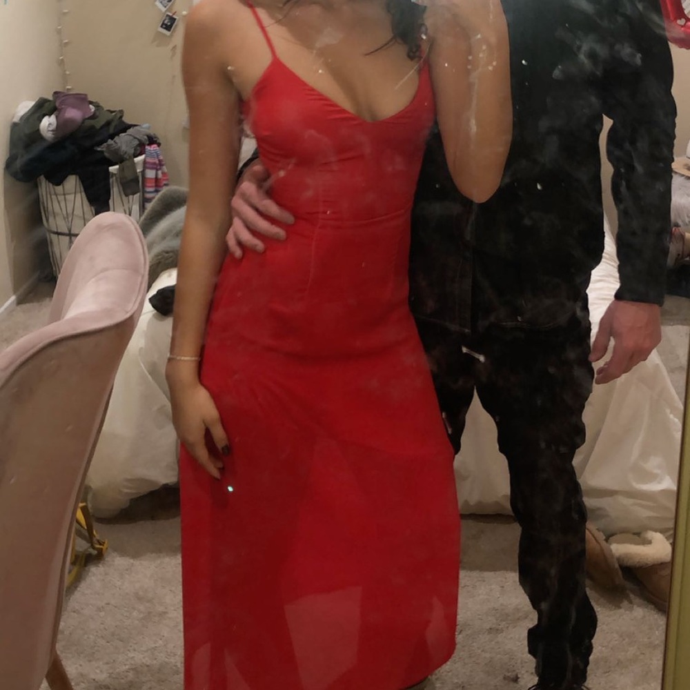 Bardot Red Maxi Dress